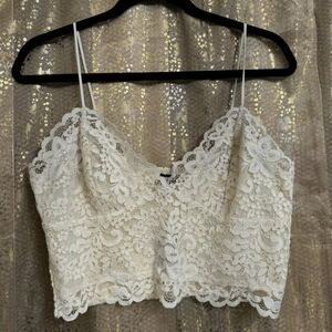 Express Lace Crop Top